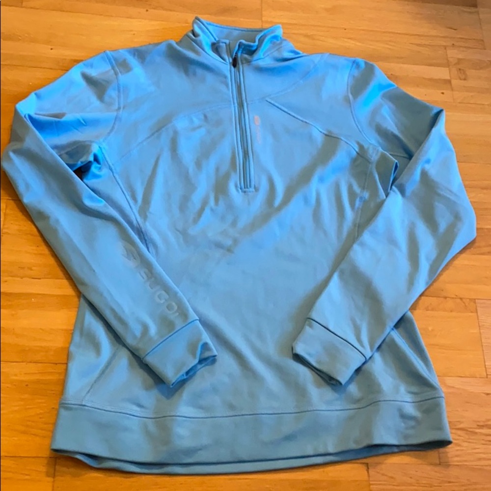 Suggoi fleece lined half zip jacket for running or walking